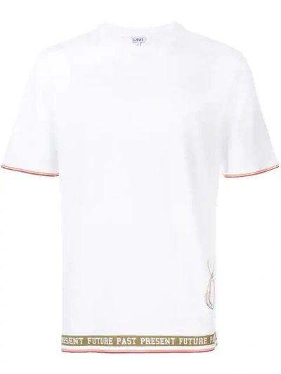 Loewe Past-present-future Lamp T-shirt In White