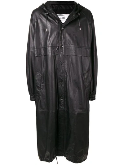 Ami Alexandre Mattiussi Parka Lined With Mesh In Black
