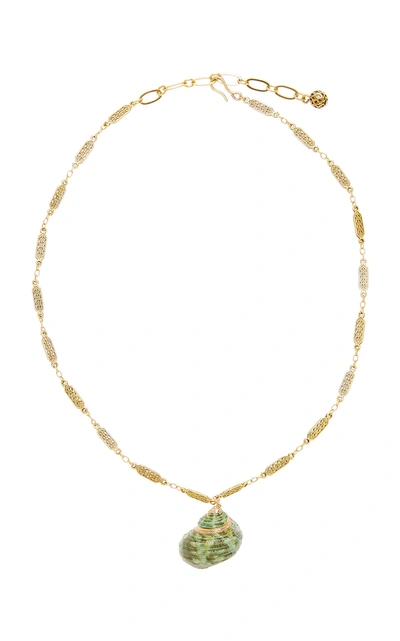 Brinker & Eliza Pass The Spf 24k Antique Gold Pendant Necklace