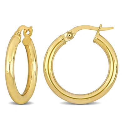 Mimi & Max 20mm Hoop Earrings In 14k Yellow Gold