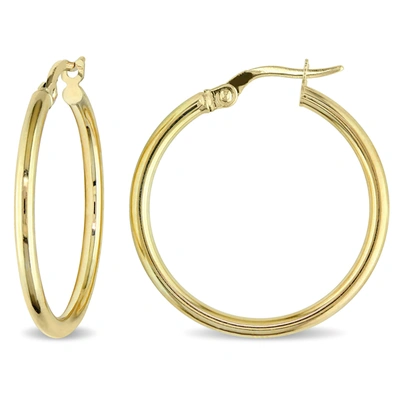 Mimi & Max 25mm Hoop Earrings In 10k Polished Yellow Gold