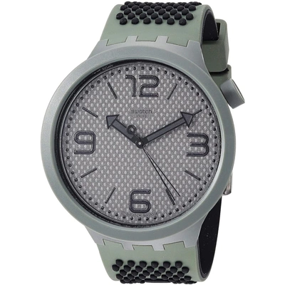 Swatch Men's Big Bold Grey Dial Watch In Silver