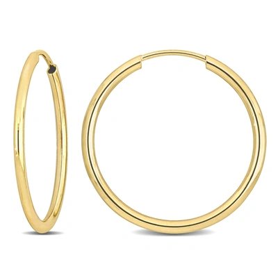 Mimi & Max 20mm Hoop Earrings In 14k Yellow Gold
