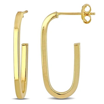 Mimi & Max Hoop Earrings In 10k Yellow Gold