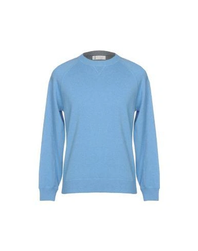 Brunello Cucinelli Sweater In Azure