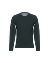 Zanone Sweaters In Dark Green