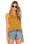 Free People Coziest Tank In Yellow