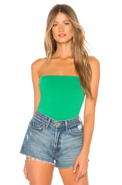 Susana Monaco Strapless Tube Top In Green