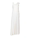 Versace Long Dresses In Ivory