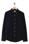 Original Penguin Cotton Long Sleeve Button-up Shirt In Dark Sapphire