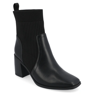 Journee Collection Women's Tru Comfort Foam Wide Width Harlowe Booties In Black