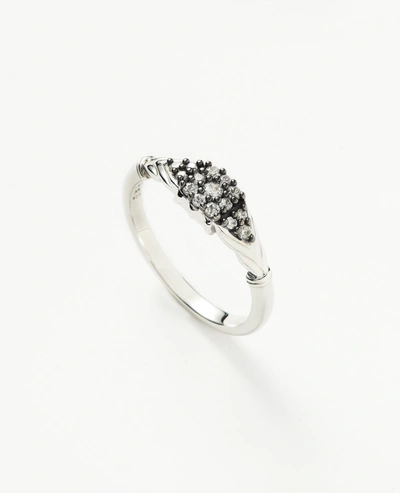 Missoma Harris Reed Gilded Pave Ring Sterling Silver