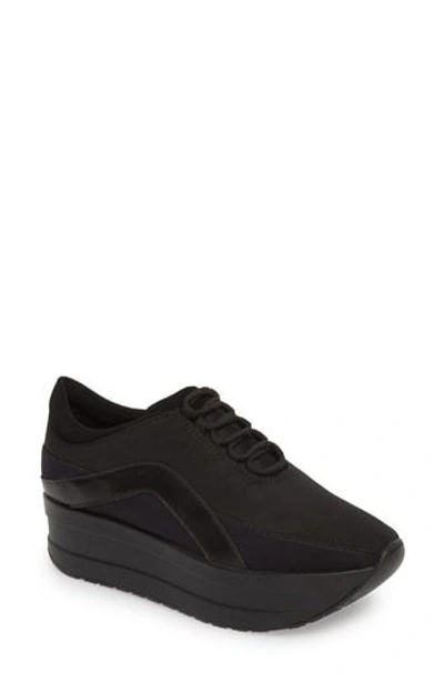 Vagabond Shoemakers Casey Platform Sneaker In Black Fabric