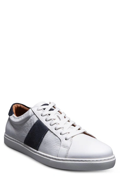 Allen Edmonds Courtside Sneaker In White/ Navy