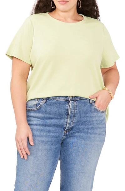 Vince Camuto Crewneck T-shirt In Foam Green