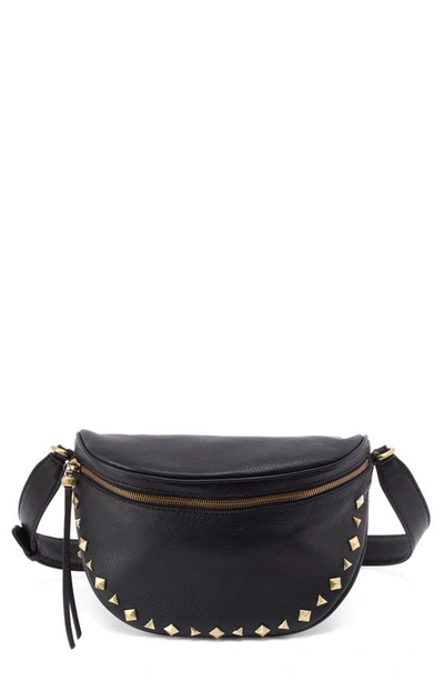 Hobo Juno Studded Leather Belt Bag In Black