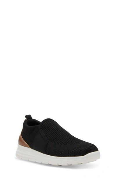 Steve Madden Kids' Bkeni Slip-on Shoe In Black