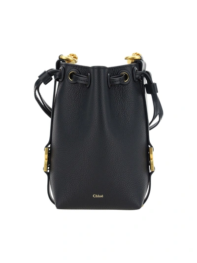 Chloé Micro Marcie Shoulder Bag In Black