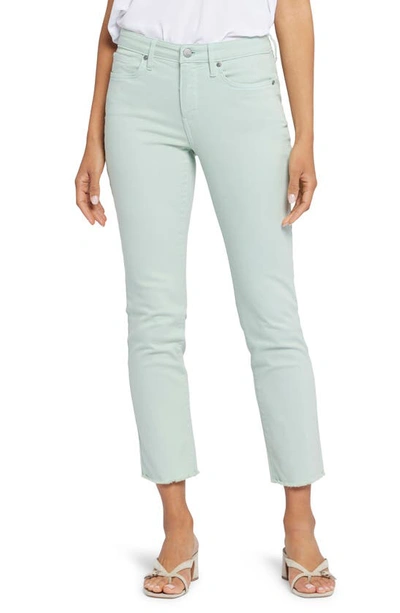 Nydj Sheri Frayed Hem Slim Jeans In Fantasy Dream