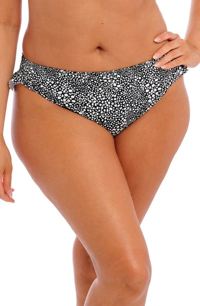 Elomi Pebble Clove High Cut Bikini Bottoms In Black