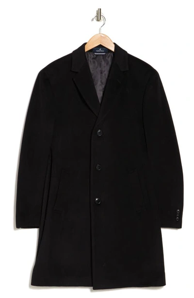 Nautica Camber Wool Blend Coat In Black