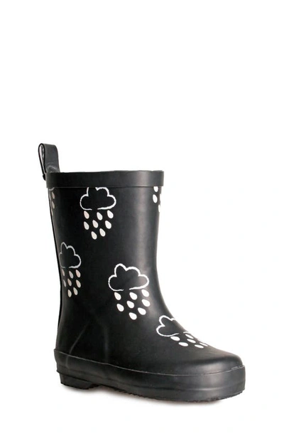 Nomad Kids' Color Changing Rain Boot In Black Clouds