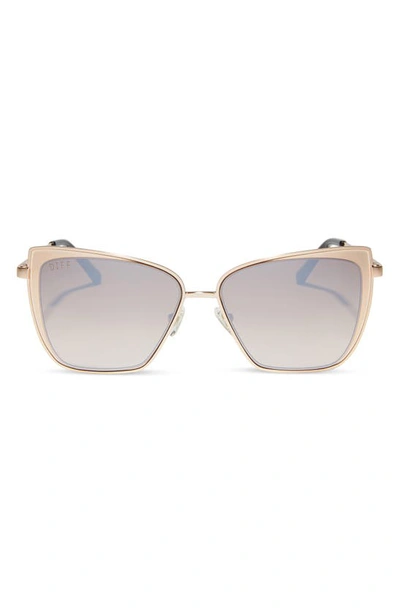 Diff 58mm Grace Cat Eye Sunglasses In Gold
