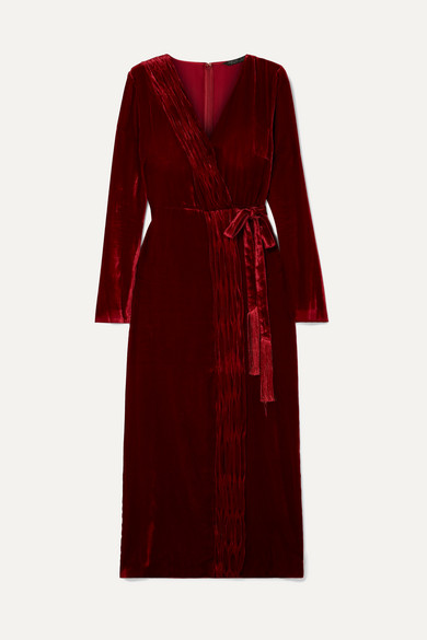 rachel zoe aly velvet dress