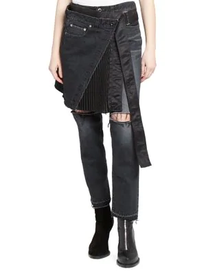 pants with wrap around skirt