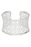 Kendra Scott 'mystic Bazaar - Candice' Wide Cuff In Silver