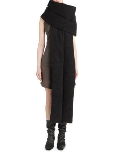 Rick Owens Down Puffer Stole In Black
