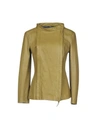 Premiata Biker Jacket In Military Green