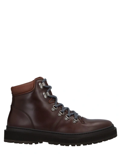 Brunello Cucinelli Boots In Dark Brown