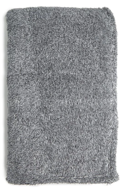 Northpoint Feathered Chambray Throw Blanket In Gray
