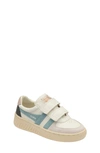 Gola Kids' Grandslam Trident Strap Sneaker In White/ Powder Blue/ Blossom