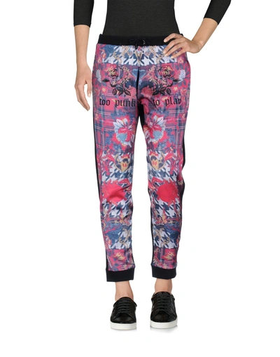 Happiness Casual Pants In Fuchsia