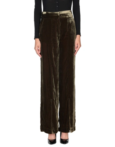 By Malene Birger Casual Pants In Military Green