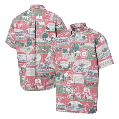 Reyn Spooner Crimson Alabama Crimson Tide Scenic Button-down Shirt