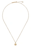 Ted Baker Celstia Celestial Crystal Sta In Gold Tone/ Clear Crystal