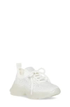 Steve Madden Miss Girls Little Kid Lifestyle Casual And Fashion Sneakers In White