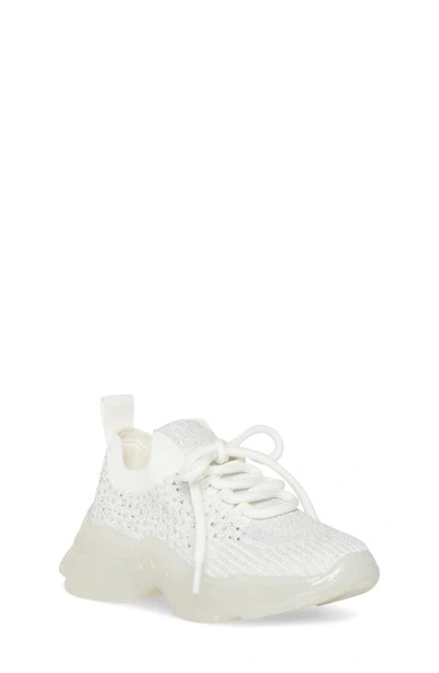 Steve Madden Miss Girls Little Kid Lifestyle Casual And Fashion Trainers In White
