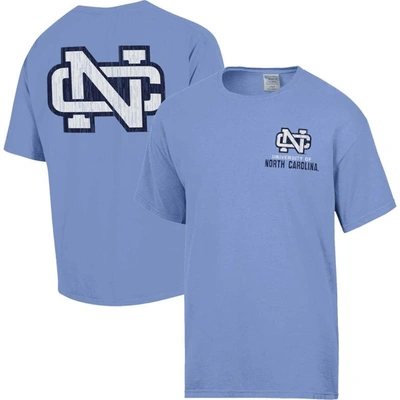 Comfort Wash Carolina Blue North Carolina Tar Heels Vintage Logo T-shirt In Light Blue