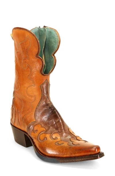 Bed Stu Deuce Cowboy Boot In Pecan Almond Rustic
