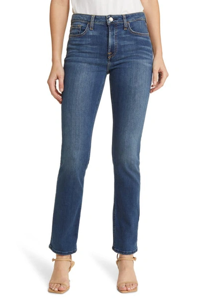 Jen7 By 7 For All Mankind Slim Straight Leg Jeans In Classic Medium Blue