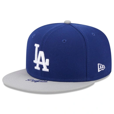 New Era Men's  Royal, White Los Angeles Dodgers On Deck 59fifty Fitted Hat In Royal,white