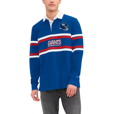 Tommy Hilfiger Royal New York Giants Cory Varsity Rugby Long Sleeve T-shirt