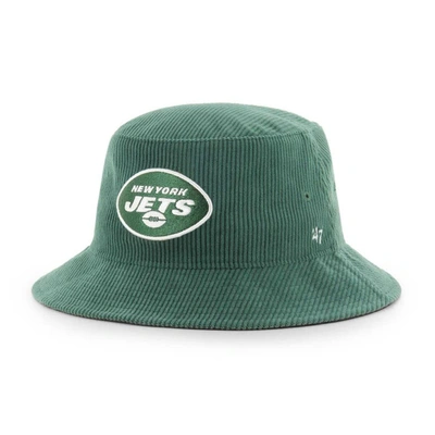 47 ' Green New York Jets Thick Cord Bucket Hat