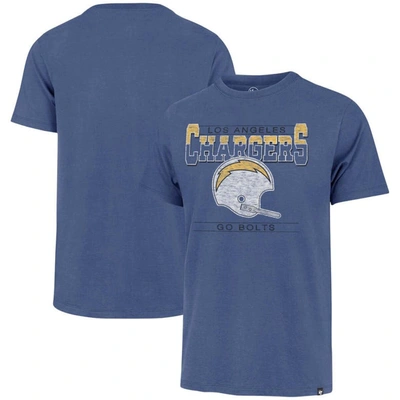 47 ' Powder Blue Los Angeles Chargers Time Lock Franklin T-shirt