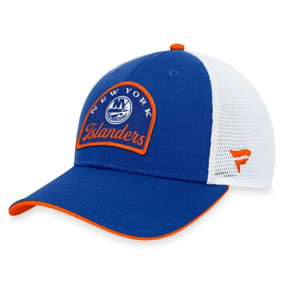 Fanatics Branded Royal/white New York Islanders Fundamental Adjustable Hat