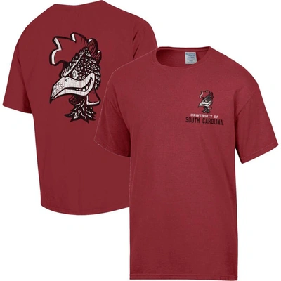 Comfort Wash Garnet South Carolina Gamecocks Vintage Logo T-shirt